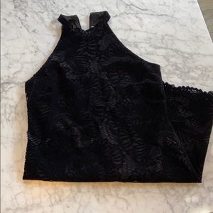 Loft Lace Velour Dress
